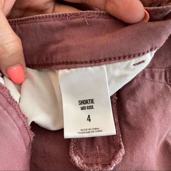 Express Midrise Pink Shorts - Picture 4 of 9